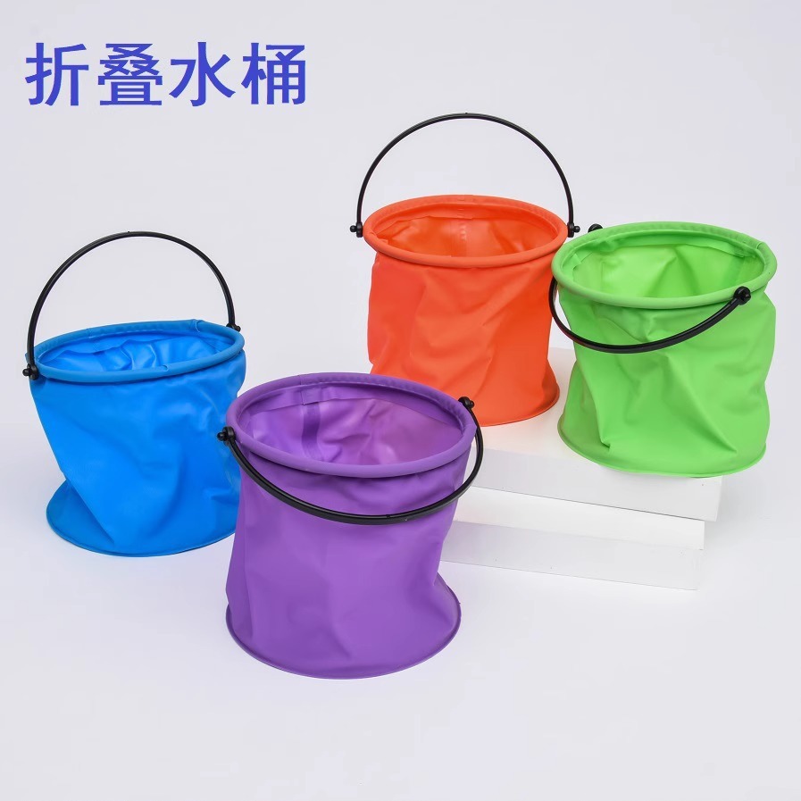 多功能可折叠水桶手提帆布水桶洗笔桶便携式画画水桶美术用品详情5