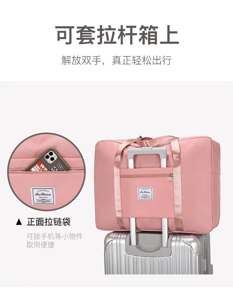 Wholesale of large capacity hand-held luggage bags, clothes and quilts, twill Oxford cloth finishing bags pic 9