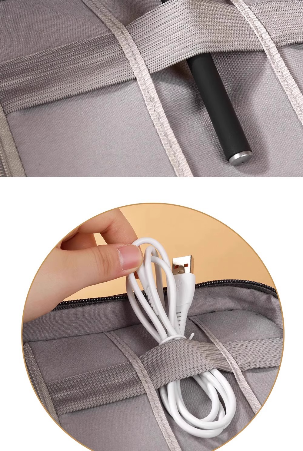 Data cable storage box, wifi router, digital bag, mouse, power bank, hard disk organization, makeup bag, data package pic 13