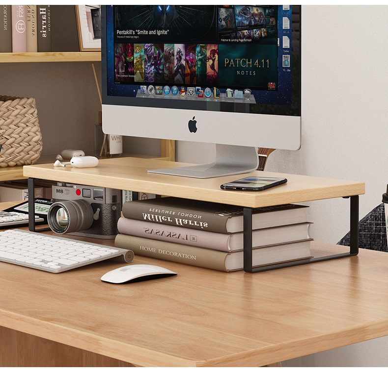 电脑增高架显示器托架垫高底座台式置物架支架桌面收纳架子承重详情16