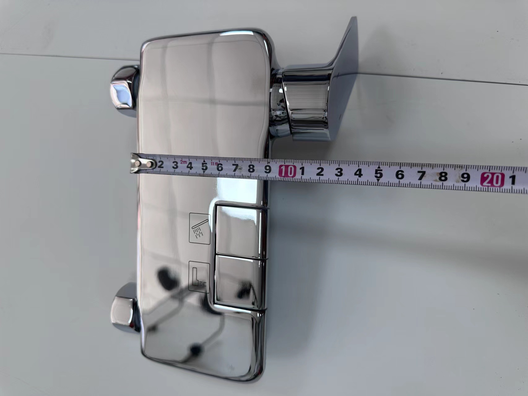 现货全铜无顶喷简易数显淋浴花洒套装家用卫生间分体式沐浴花洒详情25