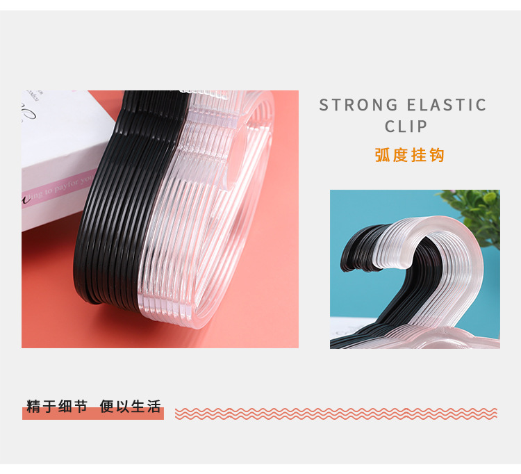 围巾架子夹子塑料挂丝巾展示架挂式旋转挂衣架超市多功能展示架子详情3
