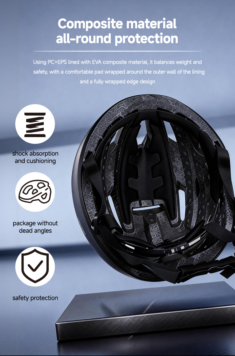 Cross-border new product LED bicycle helmet for women and men, summer sun protection, electric bike safety helmet, half helmet manufacturer pic 3