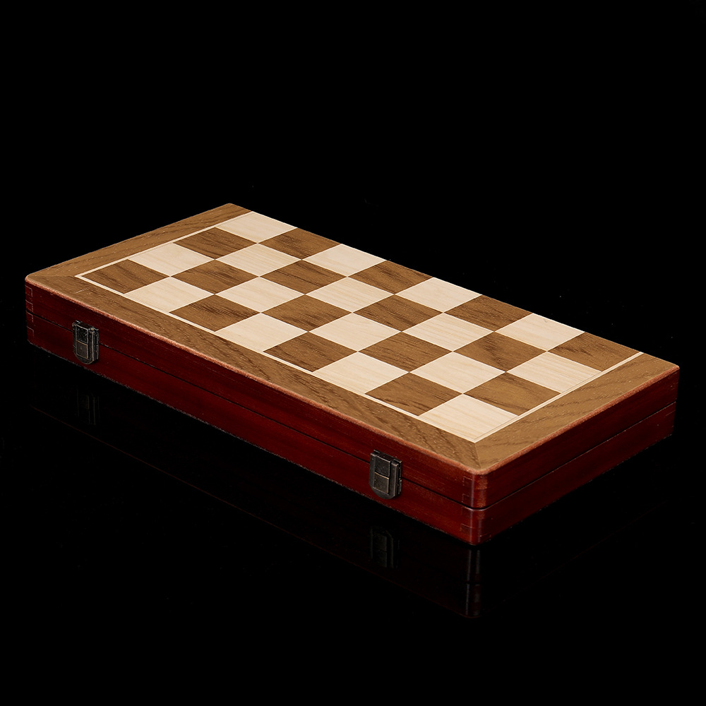无磁性二合一国际象棋跳棋木质含双后专业级棋牌桌游玩具厂家外贸详情26