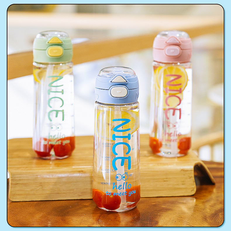 夏季高颜值学生吸管水杯塑料杯防摔便携提手双饮儿童杯户外随手杯详情14