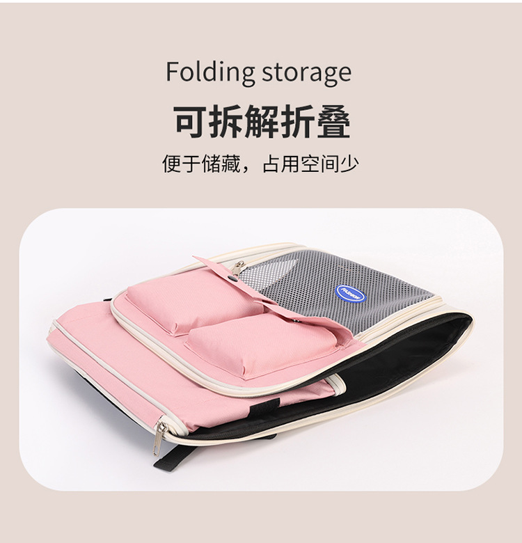 宠物用品猫包外出双肩宠物包大容量透气便携出行宠物猫狗背包详情10