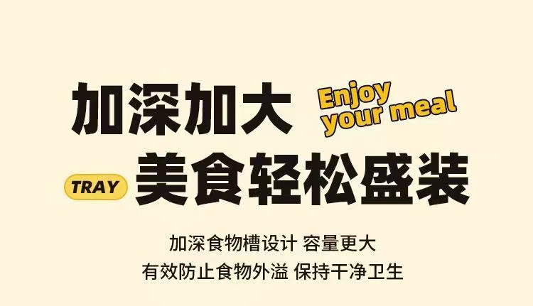 跨境不锈钢分格餐盘学生儿童饮食均衡盘大人减脂盘三格圆盘不串味详情17