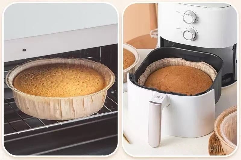 现货大翻边戚风蛋糕纸托免模具巴斯克芝士一次性烘焙甜品蛋糕盒详情7