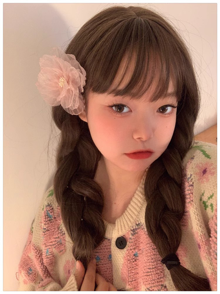 The color is super spring-like ~ Vacation-style large flower hair clip, side clip, new 2024 bangs hair accessory for women pic 31