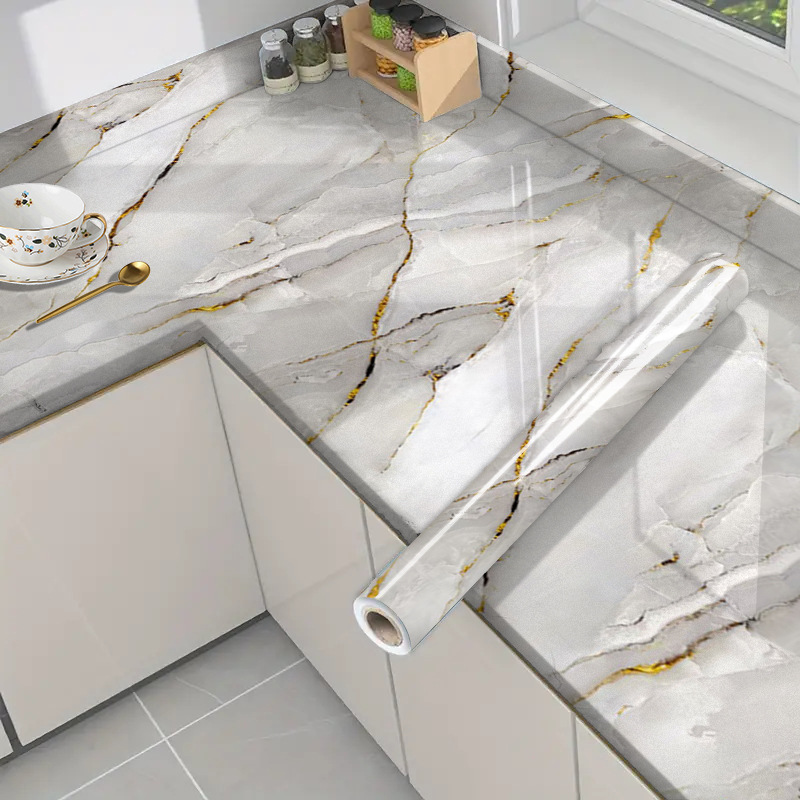 Cross-border exclusive Gilt Marble-patterned wallpaper for home decoration building materials background wall Gilt Marblewallpaper pic 46