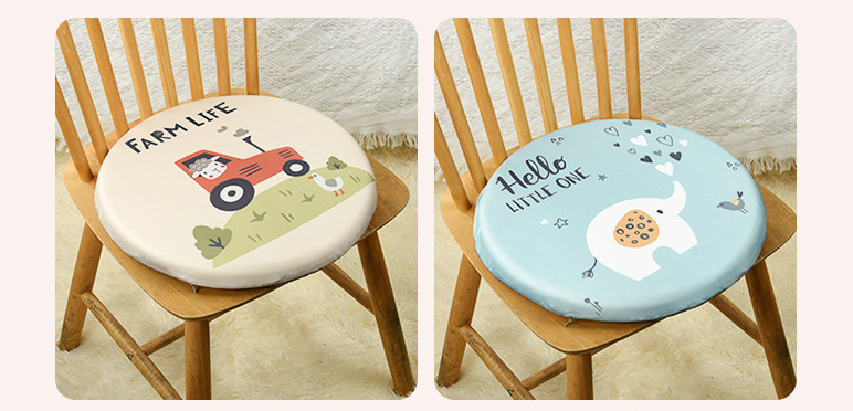 卡通印花坐垫记忆棉学生屁垫久坐地上蒲团圆形椅子垫办公椅坐垫详情15