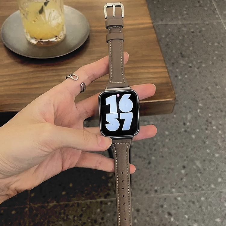 适用小米手环9pro手环表带8pro新款小蛮腰ins手腕带真皮质手表带详情14