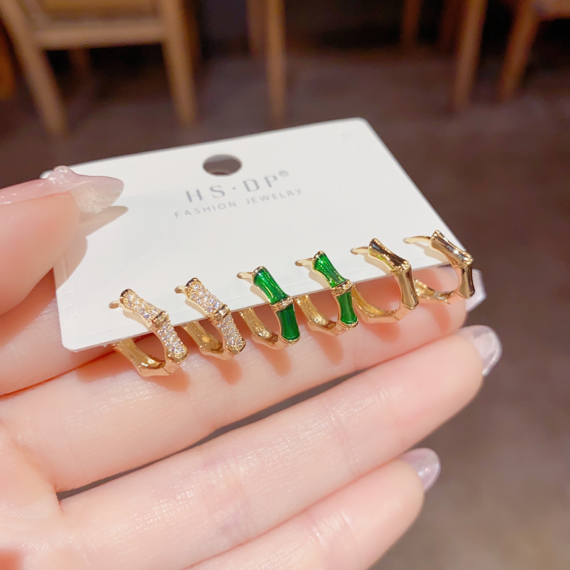 韩式ins森系时尚圈圈耳扣组合套装耳环百搭气质个性潮流网红耳饰详情12