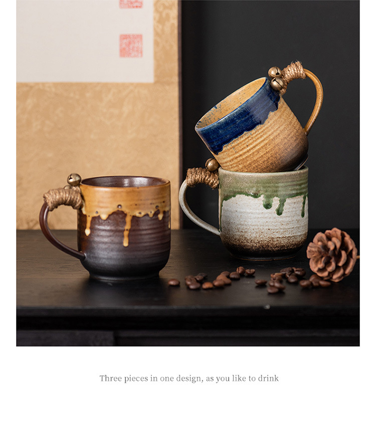 宅寂风陶瓷马克杯创意陶瓷杯跨境货源家用窑变水杯高颜值咖啡杯子详情28