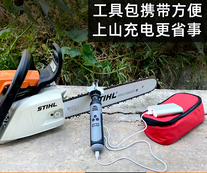 Chain grinding machine, electric chain grinding machine for chainsaw and chainsaw chains, grinding machine, electric grinding head accessories, electric file pic 4