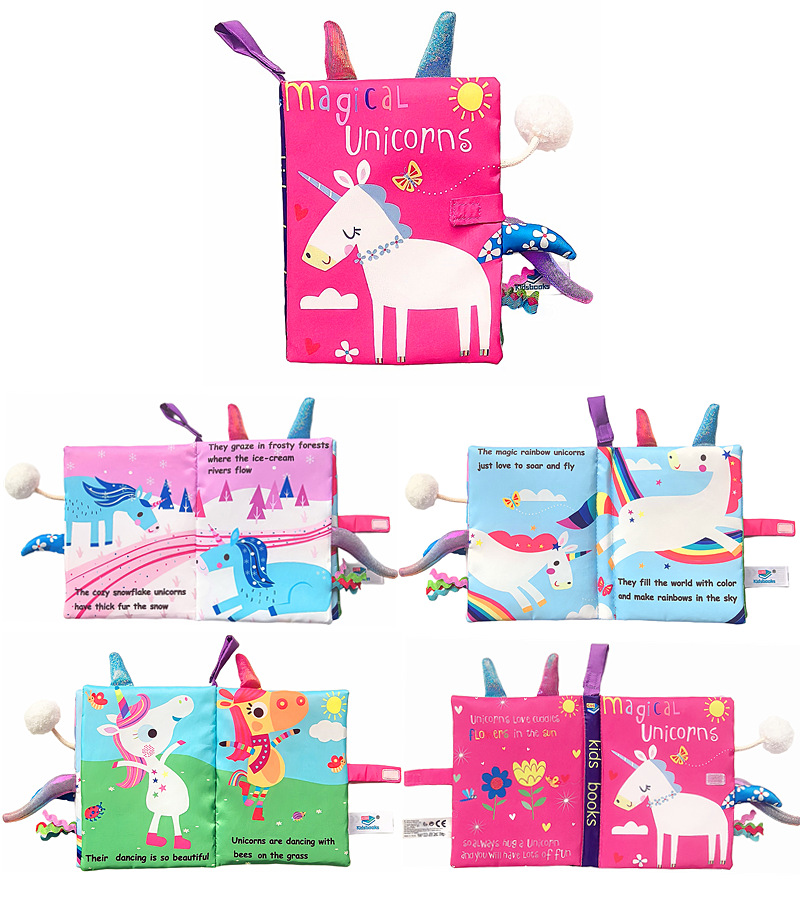kidsbooks婴儿立体尾巴布书宝宝撕不烂安静布書动物尾巴布书厂家详情5