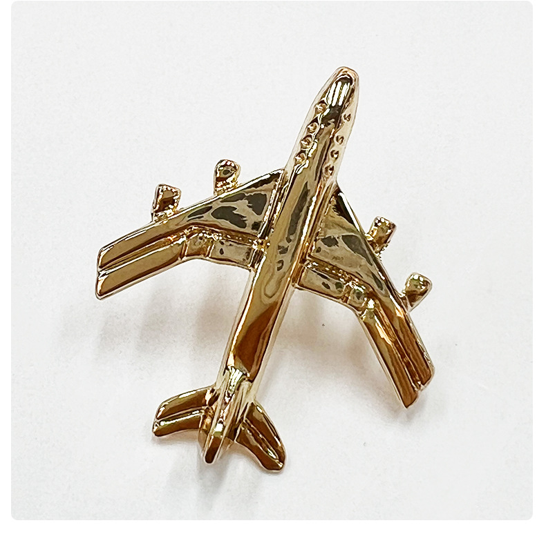 复古飞行器飞机胸针 飞行员礼物军事风徽章西装配饰纪念品潮批发详情5
