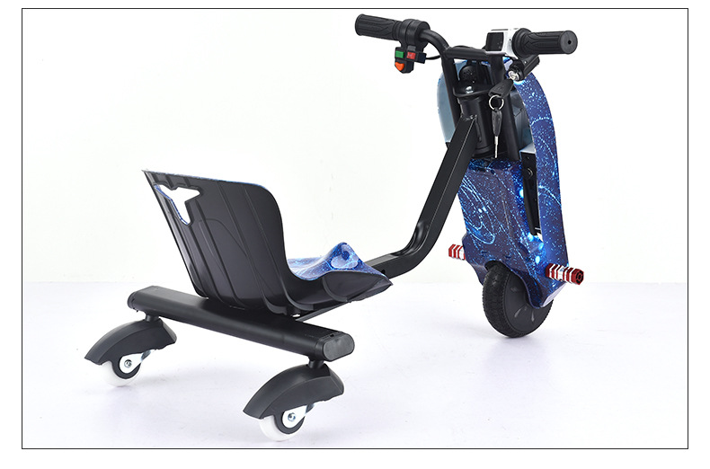 mini Bear Grand Drift Scooter, Electric drift vehicle, Square rental car, children's electric three-wheeled drift vehicle pic 9