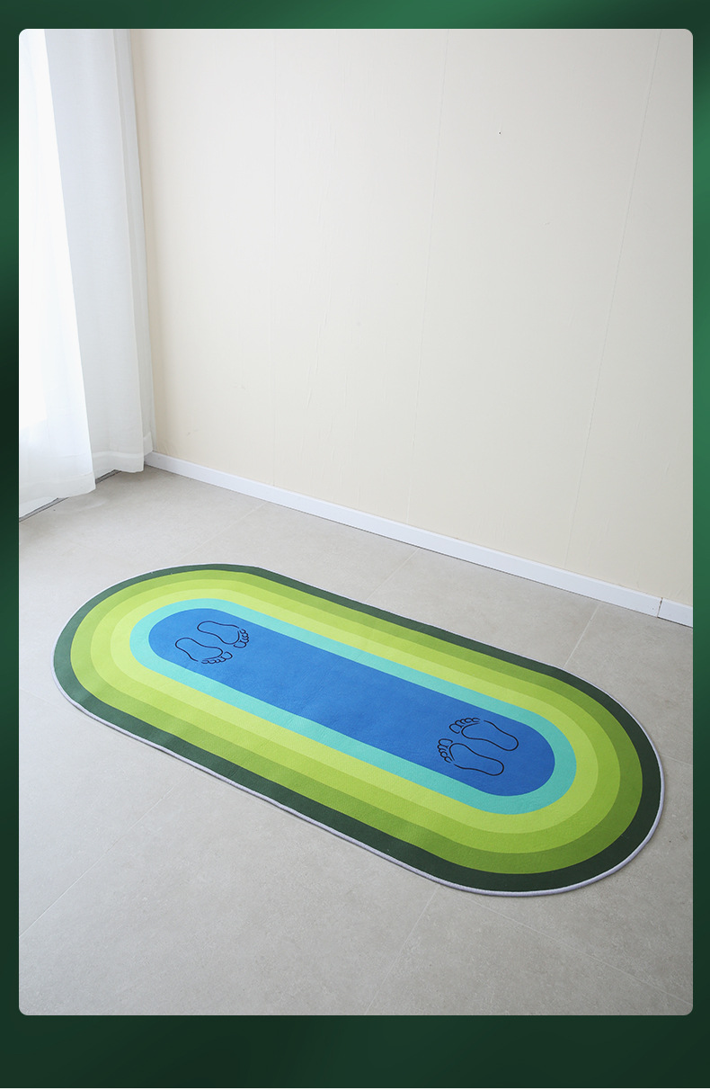 Home skipping rope MATS, anti-slip foot MATS, indoor aerobics shock-absorbing MATS, silicone base sports carpet floor MATS, support for distribution pic 12