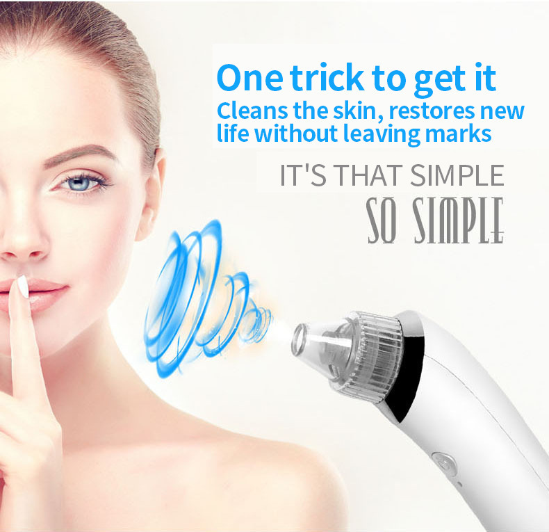 Blackhead suction device, beauty instrument, electric facial cleanser, facial pore cleaner, household blackhead removal wonder, cross-border pic 2