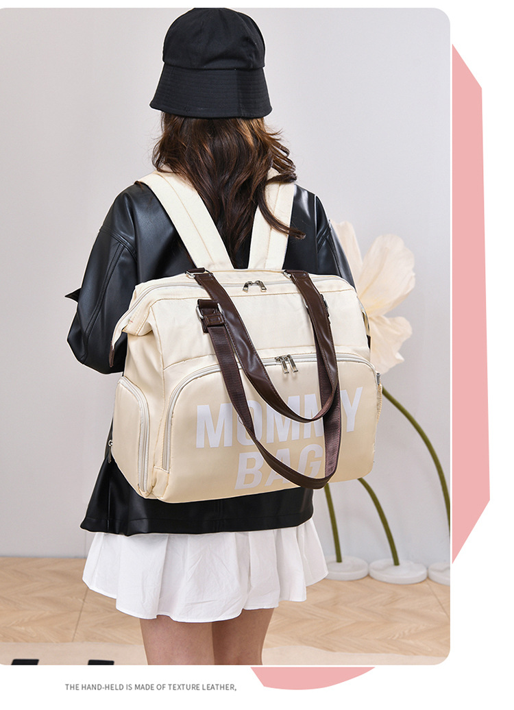 新款大容量多功能三用斜挎保温母婴包待产包妈咪包双肩背包妈妈包详情13