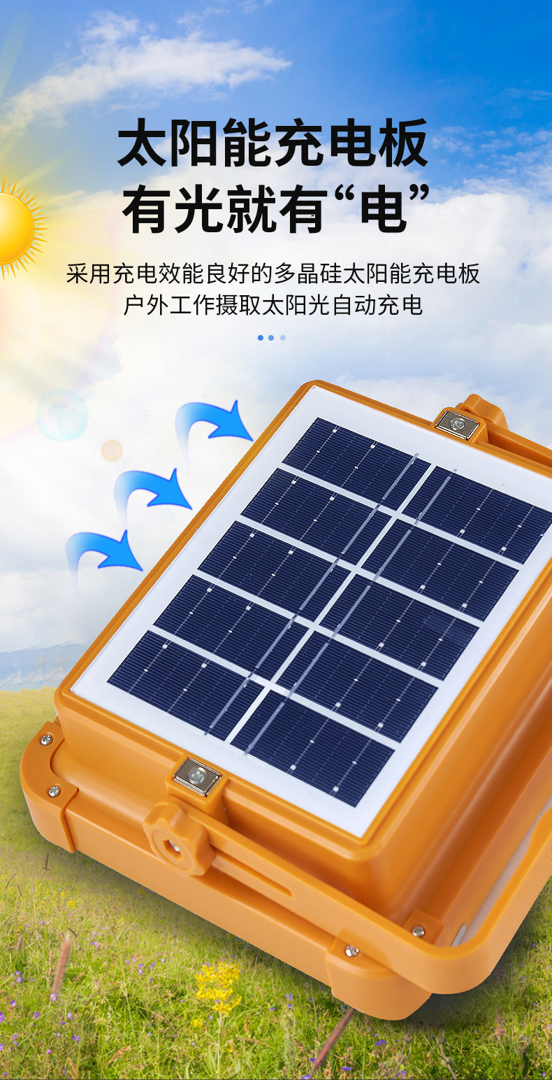 跨境太阳能蓝牙音箱大音量充电灯泡节能夜市地摊灯户外露营照明灯详情8