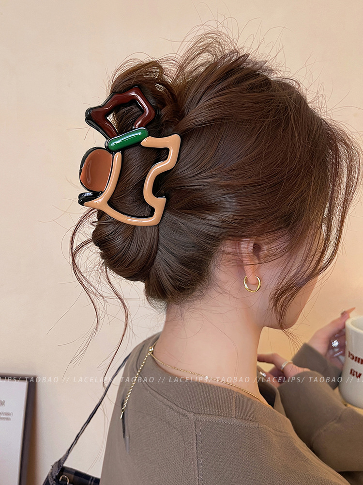 Early spring accessories: flower-shaped hairpins, large female hairpins, large hair volume at the back of the head, shark hairpins, popular hairpins, pearl hairpins, headwear pic 15