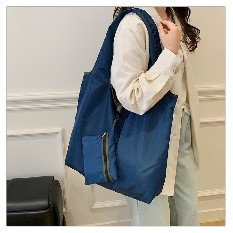 2026新款韩版折叠购物袋大容量收纳袋防水超市手提托特包环保布袋详情18