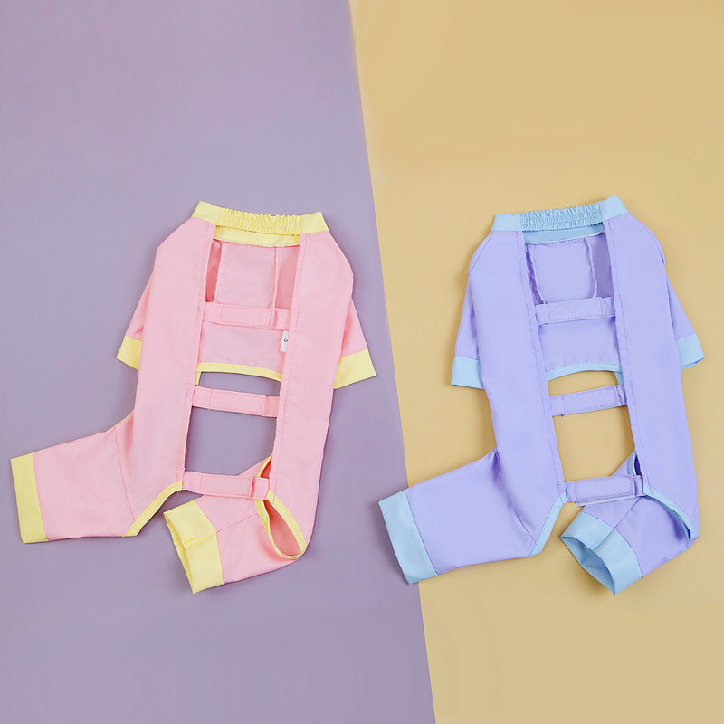 Dog dust-proof pants, walking pants, spring and summer anti-dirt and anti-insect light four-leg pants, leg guards, small dog spring and summer clothes pic 11