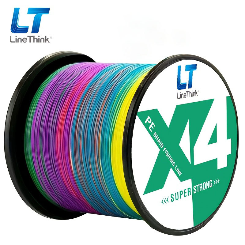 LineThink 300米500米超强钓鱼线，4股多丝PE耐磨编织线详情4