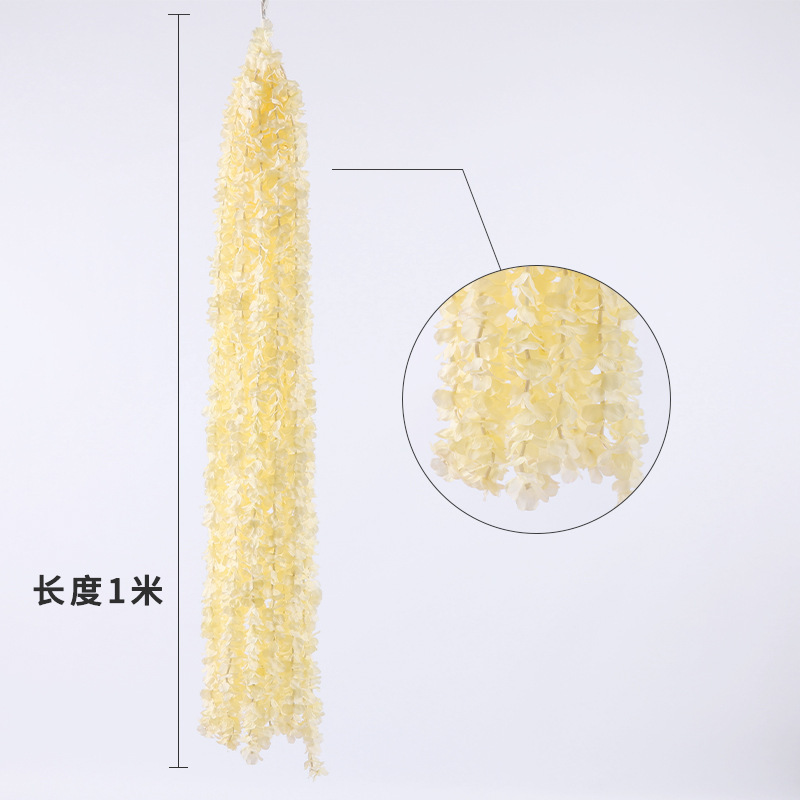 洋兰花串绣球花串绢花创意杨兰花串挂婚礼婚庆花艺道具装饰品详情10