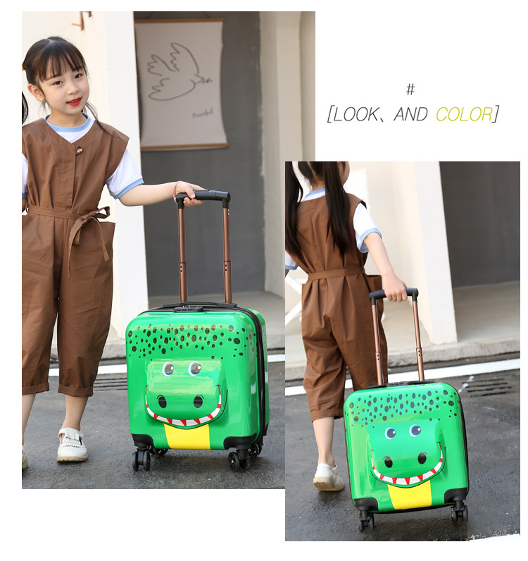 厂家批发儿童拉杆箱登机箱万向轮18寸卡通行李箱儿童箱密码旅行箱详情11
