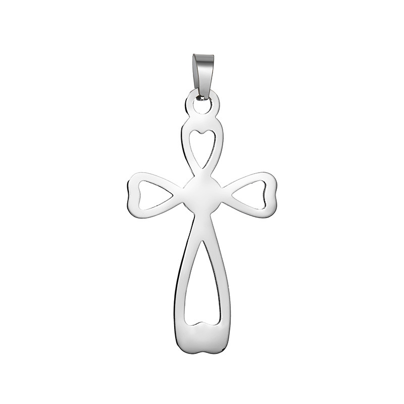 Half-price clearance sale of 36-style cross pendant and stainless steel cross necklace from the source factory for wholesale in stock pic 15