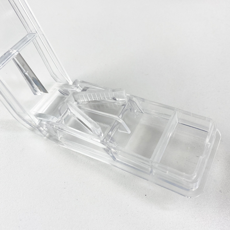 Portable transparent plastic medicine boxes, medicine slicers, medicine slicers, medicine storage boxes and dispensing boxes exclusively for foreign trade pic 10