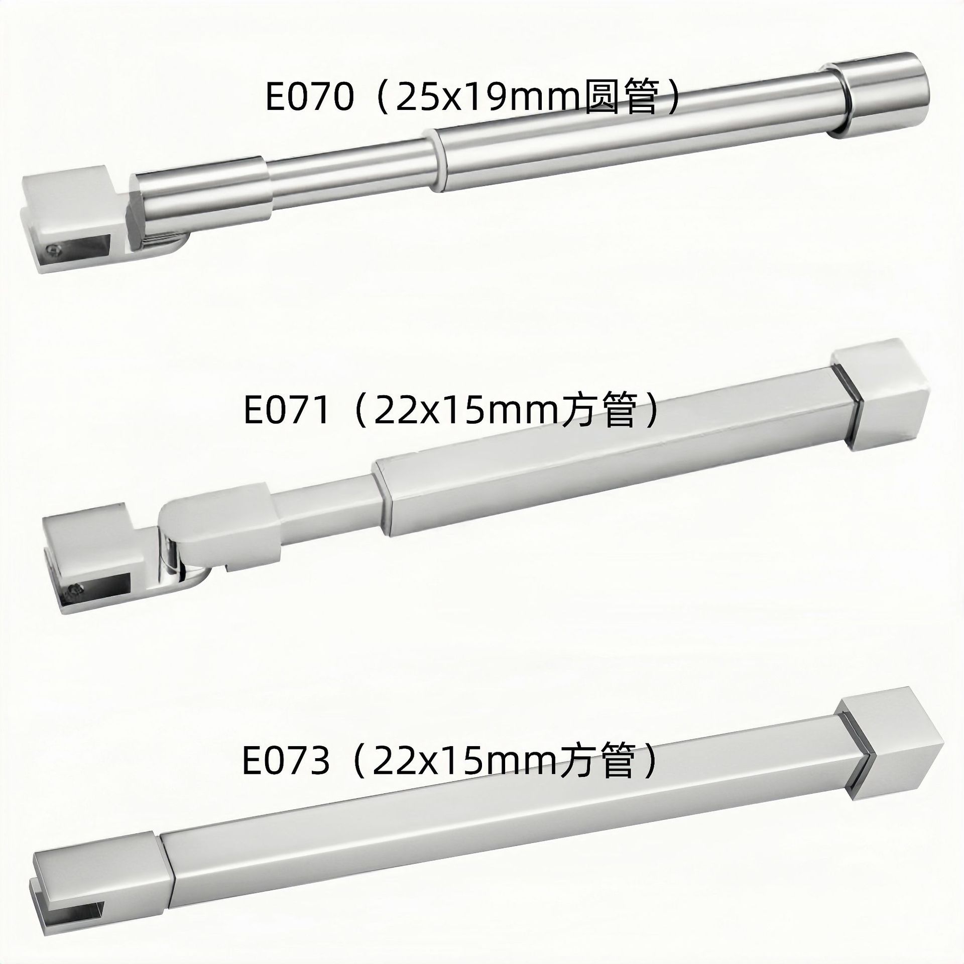 Shower room hardware accessories, glass support rods, telescopic pull rods, stainless steel bathroom extension rods, universal fixed clamping rods pic 2