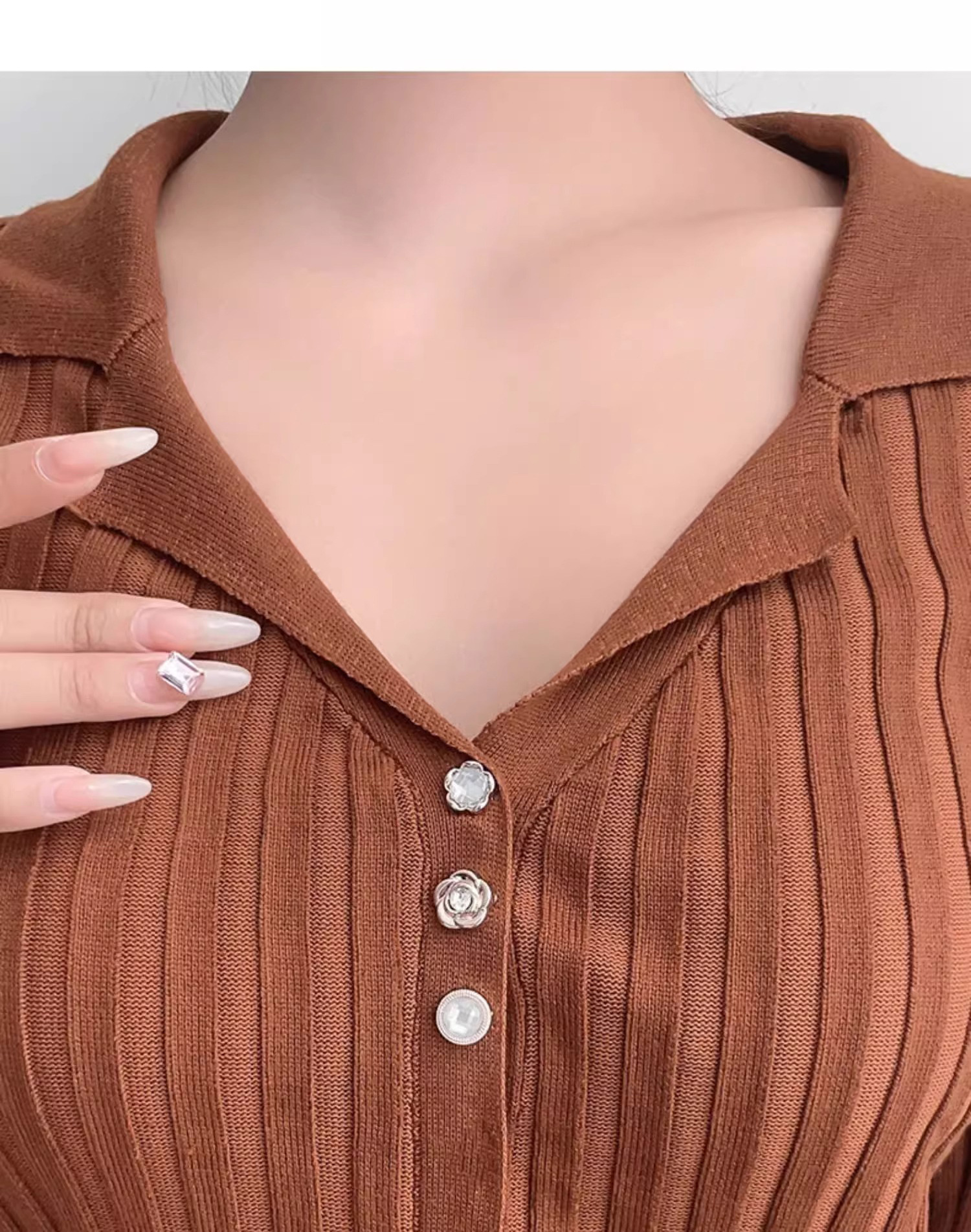 胸口防走光胸针扣暗扣免缝不伤衣扣针固定衣服裙子领口大改小神器详情18