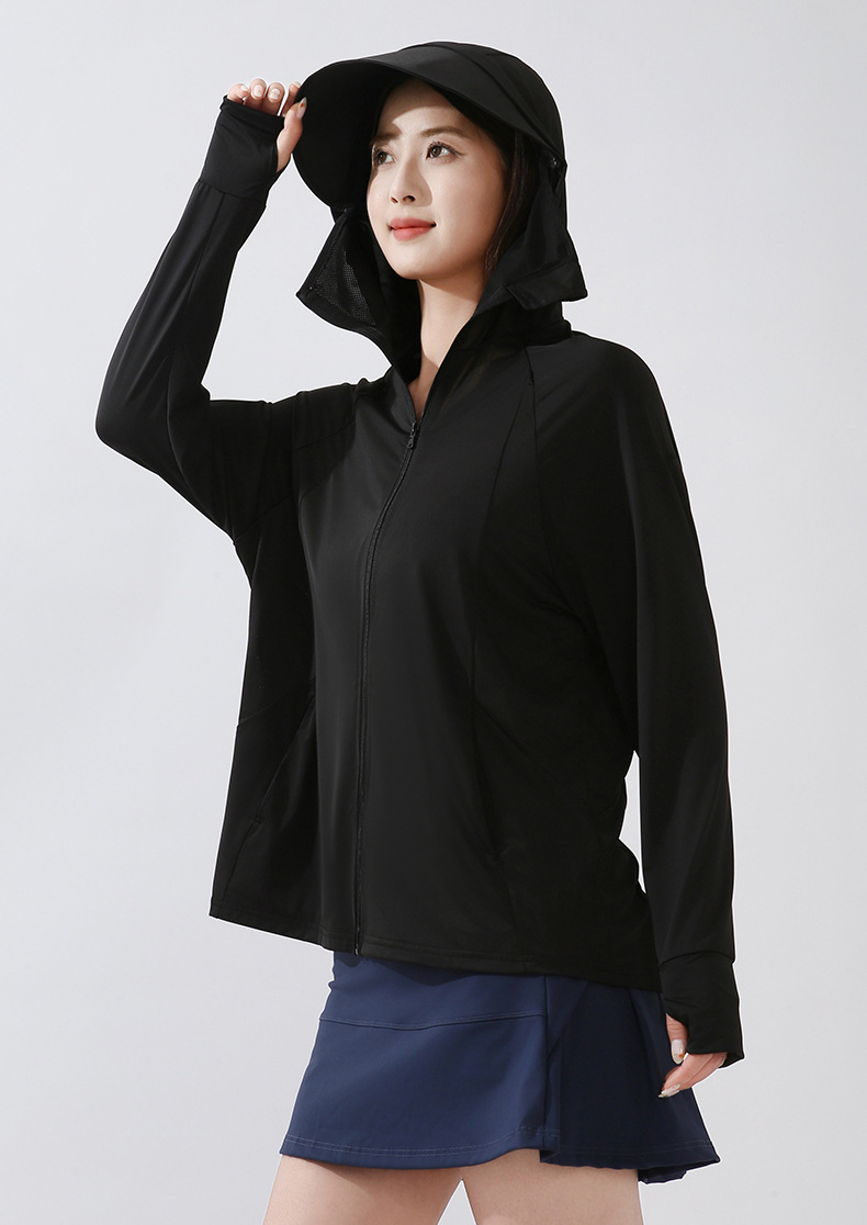 This is the same style of summer outdoor sun-protective clothing for both men and women. It is a loose and large-sized sun-protective garment with ice silk pic 58