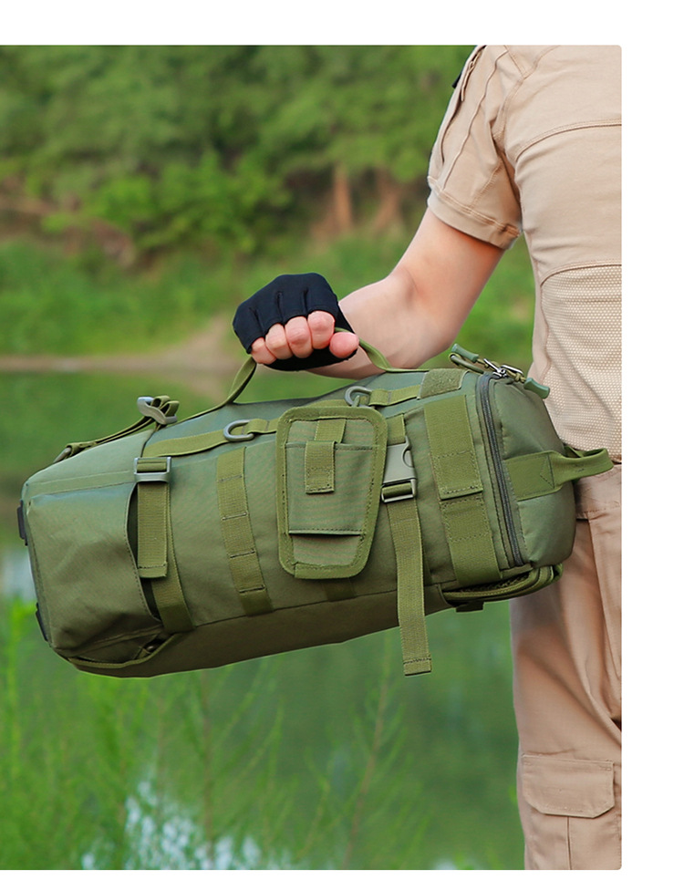 The water-resistant waterway sub-bag is a multi-functional large-capacity dry-wet separation fishing bag that can be attached with fishing gear and backpacks pic 27