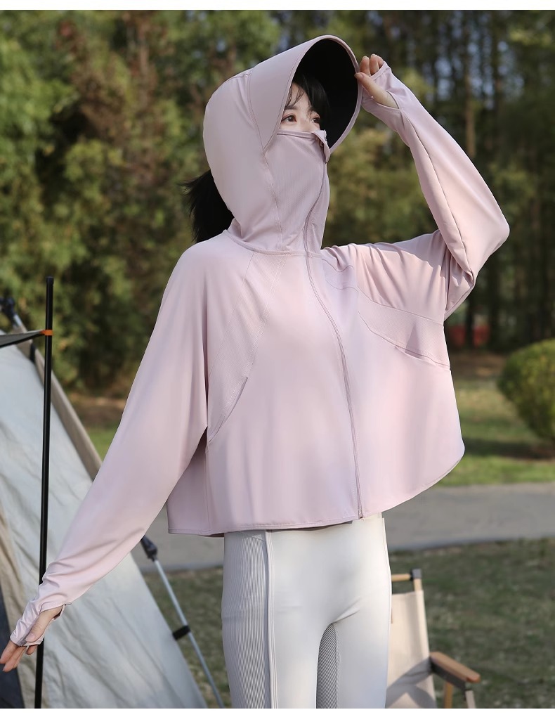 冰丝防晒衣女款2024新款夏季防紫外线UPF50+防晒服薄款防晒罩衫详情20