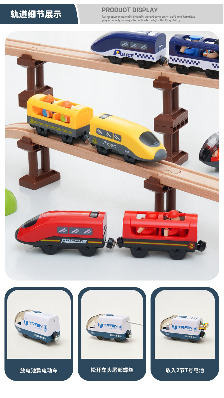 Connectable metal Thomas magnetic alloy electric small locomotive children's toys Gordon locomotive carriages for collection pic 5