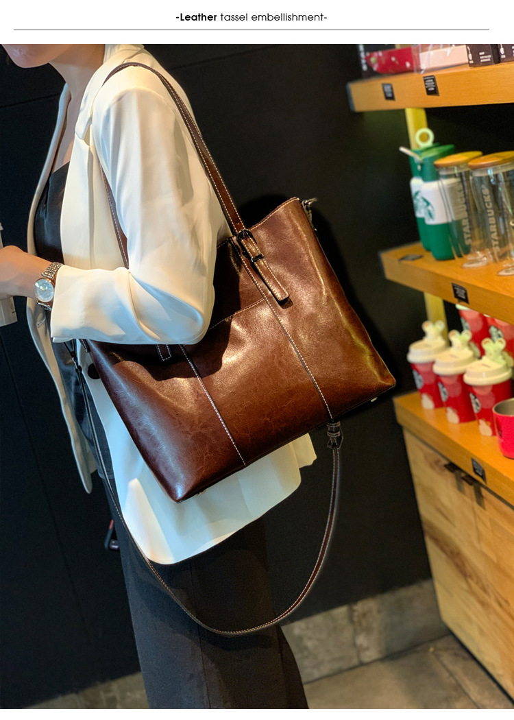 大包包真皮女包2024新款潮时尚大容量牛皮斜挎包女手提托特单肩包详情12