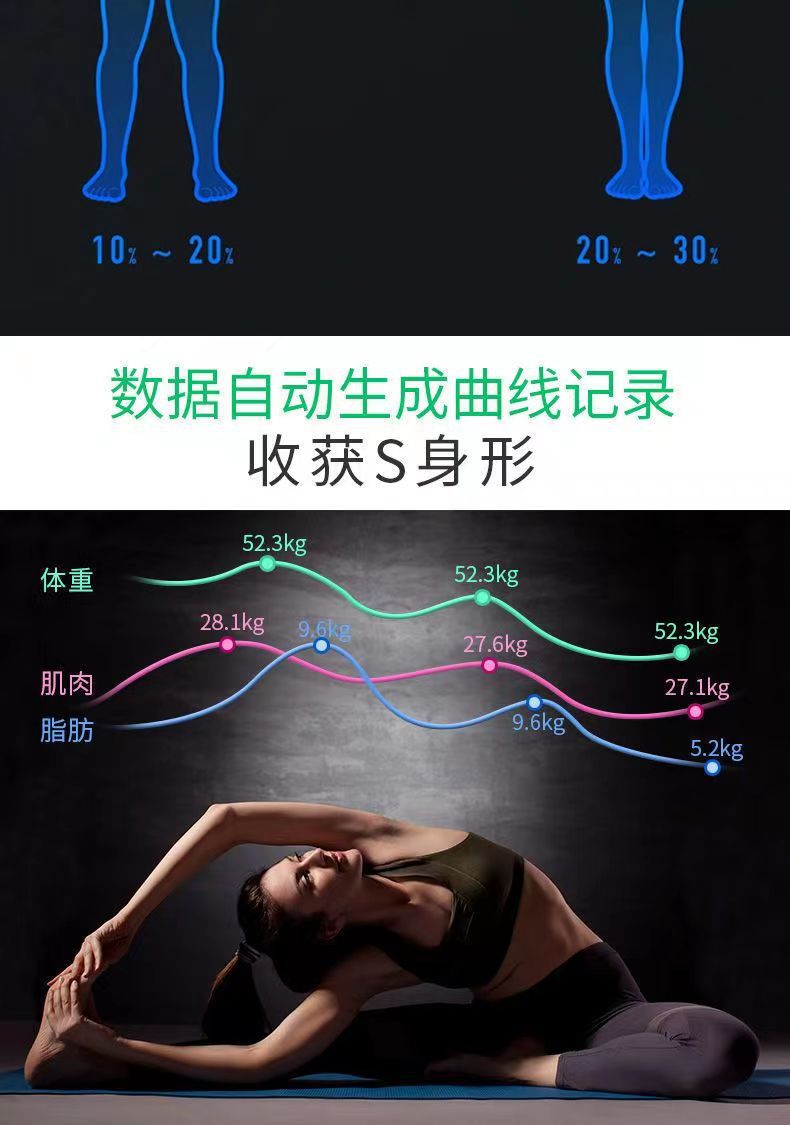 The rechargeable body fat scale, precise and intelligent Bluetooth connected hand body fat scale, precise weighing scale, electronic scale, with a minimum order of one pic 10