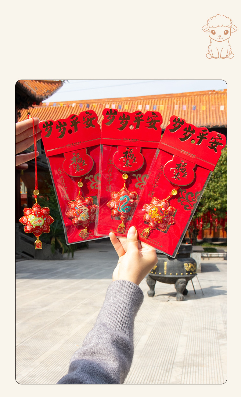 Cultural and creative scenic area: Twelve zodiac sachets, lucky bags, zodiac sachets, sachets, gifts, small pendants pic 15