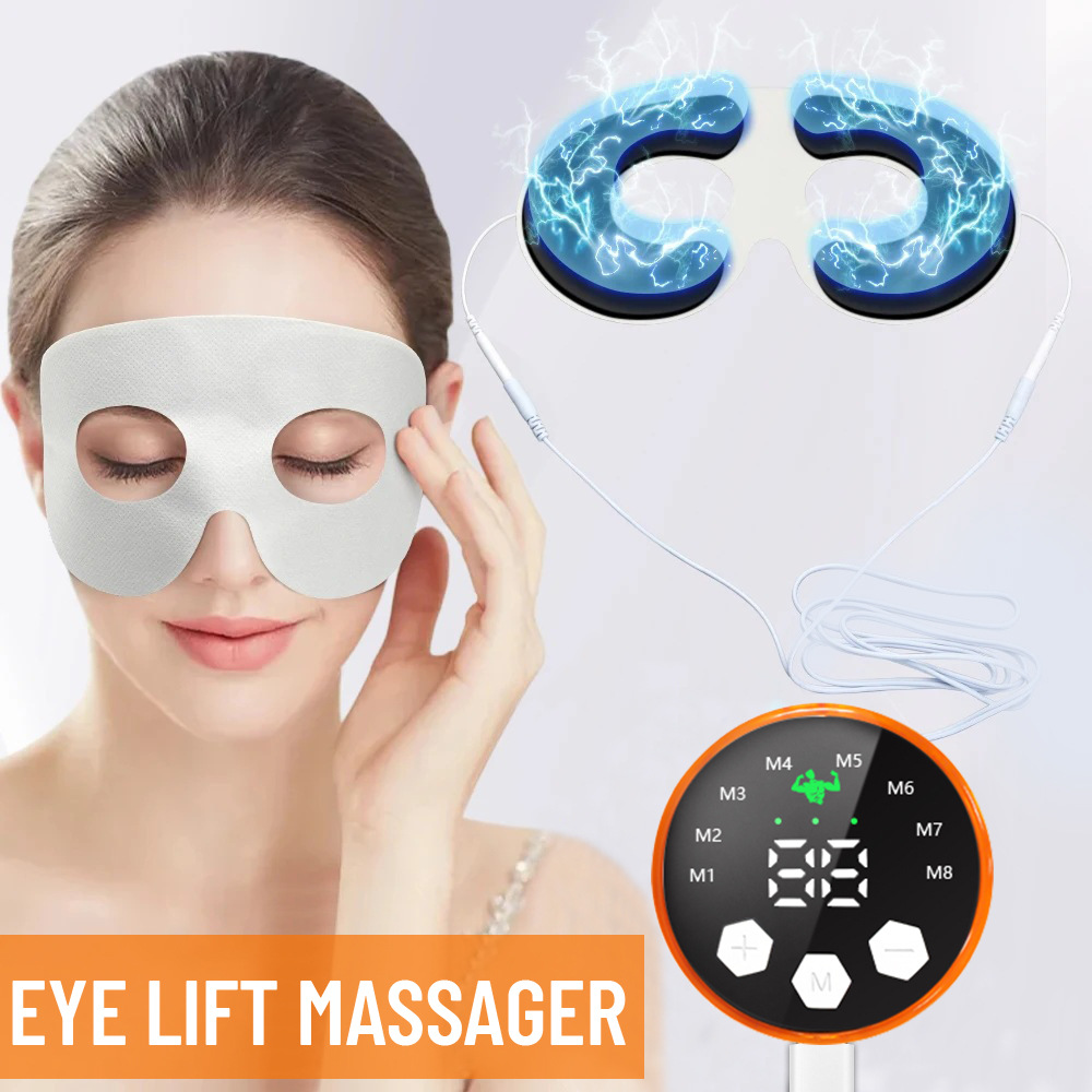 The new EMS facial microcurrent massager eye mask and eye massage device is a beauty device for lifting and firming the face pic 1