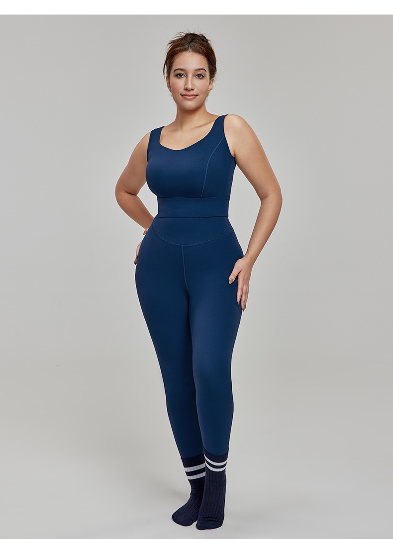 高腰收腹大码瑜伽裤7A抗菌外侧无缝微胖女孩健身裤梨形身材裤子女详情35