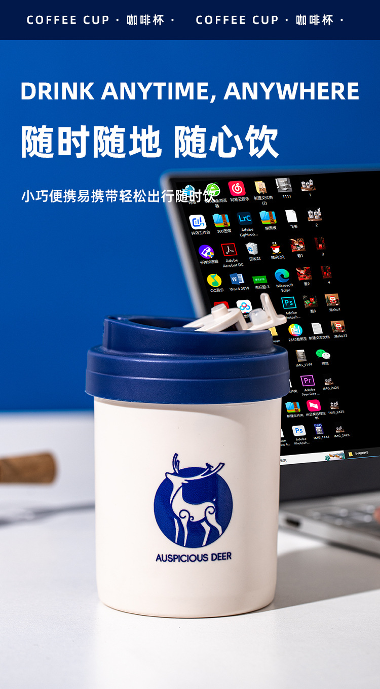 Portable gift cups, cola cups, heat and cold preservation, high appearance level, casual cups, mugs, 304 stainless steel coffee cups pic 6