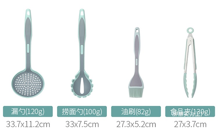 0J0厨房硅胶锅铲套装厨具不粘锅炒菜铲子家用烘焙耐高温小号详情3