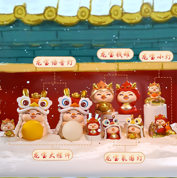 Spring Festival Dragon Year Auspicious Dragon Treasure New Year Flavor Creative Landing Large decorative items, New Year and Spring Festival gifts wholesale resin handicrafts pic 4