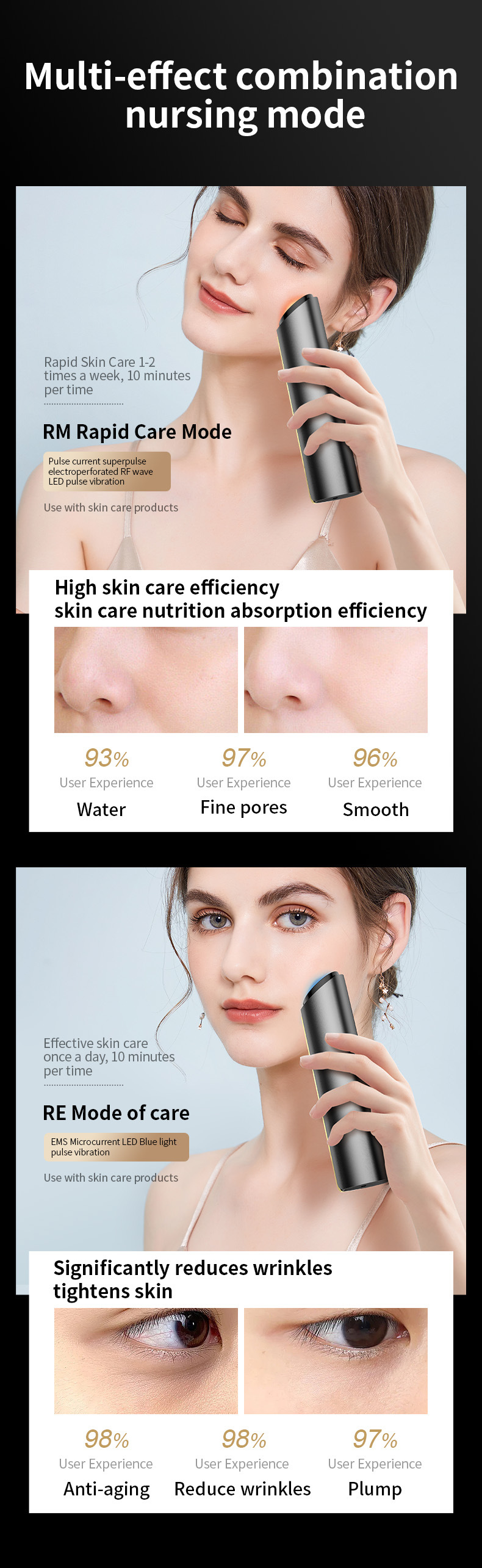 shanilak cross-border bestseller beauty Device: Home facial lifting and firming Introduction Device, facial care device, suitable for beauty salons pic 11