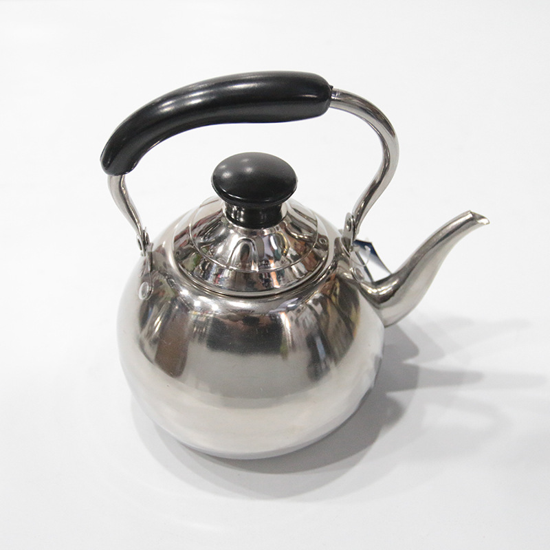 Stainless steel teapot, water bottle, coffee pot, induction cooker, tea pot, thickened export Zhilan pot, hotel and restaurant pear pot pic 3